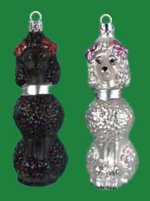 French Poodles - Assorted<br>Tannenbaum Treasures